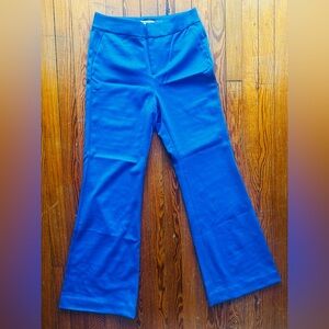 Alice + Olivia Cobalt Blue Flare Pants